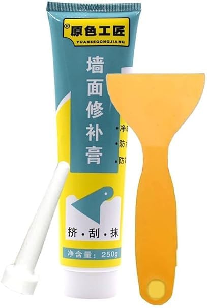NIYANETAIL Wall Repair Paste for Cracks & Holes - Waterproof Wall Mending Cream Putty - Fast Drying Damage Wall Filler Paste for Home, Office, and DIY Repairs (250g)