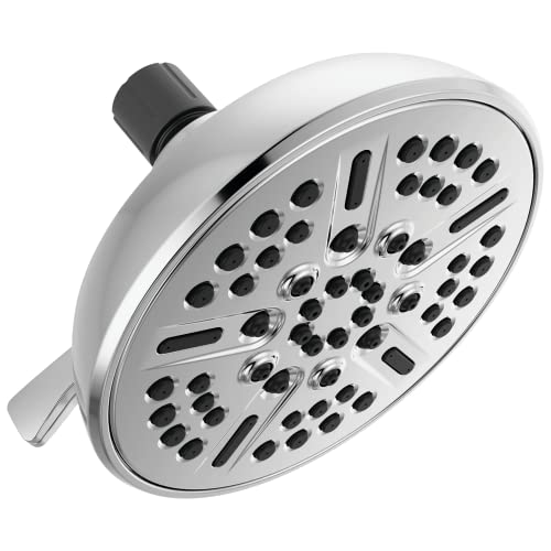 Delta Faucet 8-Spray Touch-Clean Chrome Shower Head, Delta Shower Heads, Showerhead, Shower Head...
