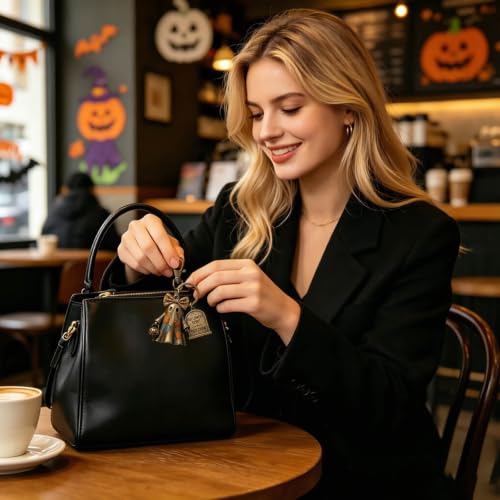 Ghost Style Stereoscopic Carving Halloween Keychain for Man Woman Backpack - image 6