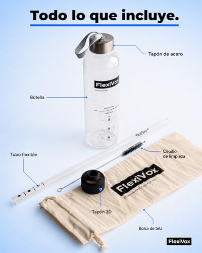 Miniatura 7 de Flexivox , Compatible Con Método Lax Vox Ideal Para Entrenamiento Vocal Sovt, Utilizado Por Cantantes Y Logopedia Kit Completo: Tubo Y Botella Graduada, Cepillo, Bolsa Con Ebook Incluido