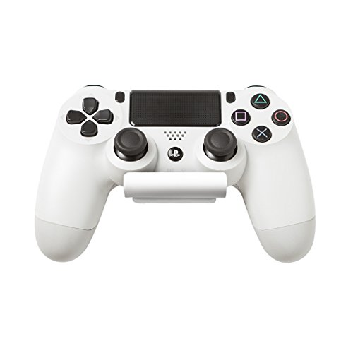 HIDEit Mounts (2-Pack White Uni-C Controller Wall Mount - Compatible with PS5 Pro and All Playstations | Xbox | NVIDIA | Nintendo Switch Controllers and More - Mount for Video Game Controllers