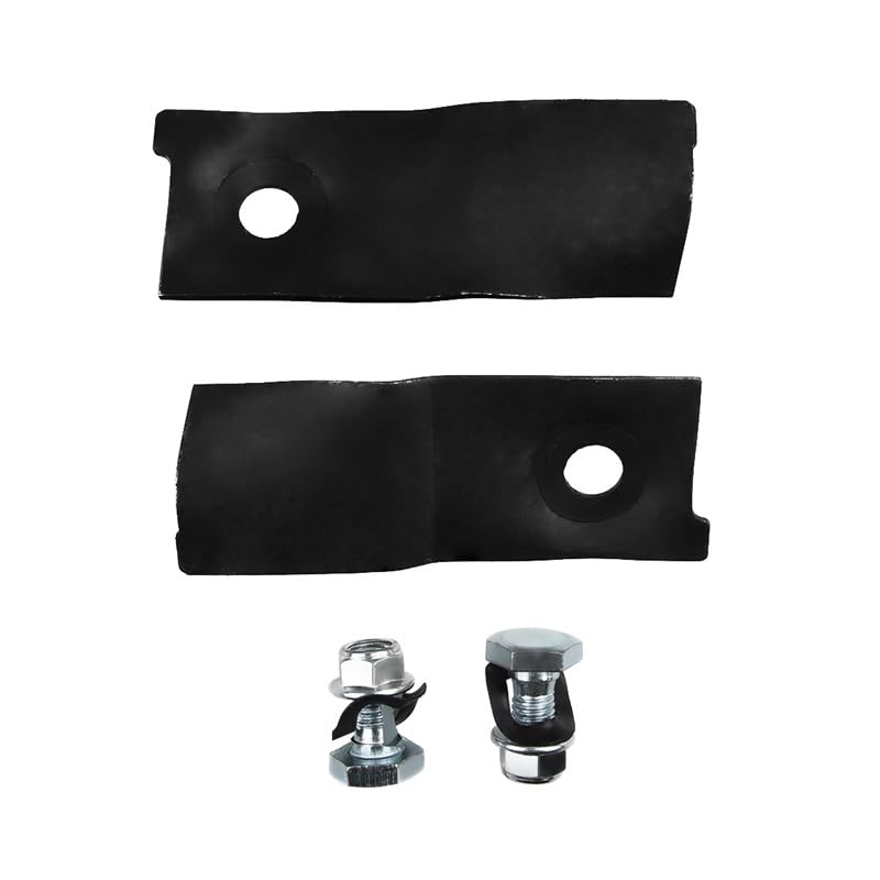 1 Juego de Cuchillas de cortacésped endurecidas Negras aptas for Masport 200 300 400 500 600 Perno de Cuchillas for 125X45mm Hot Pro 2018