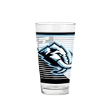 Rico Industries NHL Hockey Utah Mammoth Standard 16 oz Pint Glasses with Digitally Printed Logo, Classic Drinking Glass