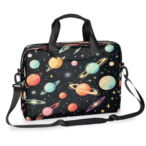 Maletín para portátil de 15.6 pulgadas con diseño planetas miniatura 1