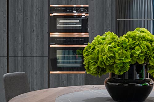 Reqfen Grey Wood Wallpaper Wood Grain Contact Paper Peel And Stick Wallpaper Removable 15.7”X472.5”Self Adhesive Plank Wallpaper For Cabinet Shelf Home Decoration Kitchen Counter Cover Use #TOP3