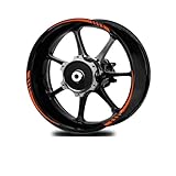 Stickers Jante Moto Autocollants Réfléchissants pour Jantes De Moto pour Yamaha YZFR6 YZFR3 YZF R6 R3 YZF R6 YZF R3 Autocollants pour Roues PVC(Couleur 4)