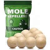 Mole Repellent Outdoor, Gopher Repellents, Vole Repellent for Lawn, Natural Groundhog Repellent, Safe for People & Pets, Mole Repellent for Lawn and Garden, 3 Months Protection -10P