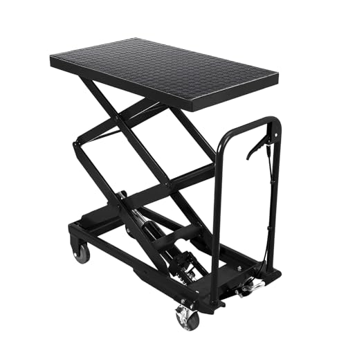 500lbs Double Scissor Hydraulic Lift Table Cart, 48