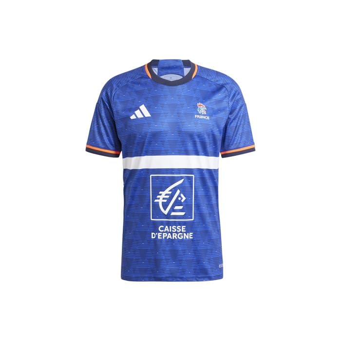 Maillot Equipe de France Handball 2024 Adidas bleu pour homme