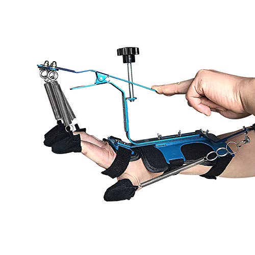 Férula de rehabilitación de Dedos, ortesis de muñeca de Dedo Ajustable, ortesis de Dedo de Entrenamiento de Mano para tendones de Pacientes con hemiplejía de accidente cerebrovascular