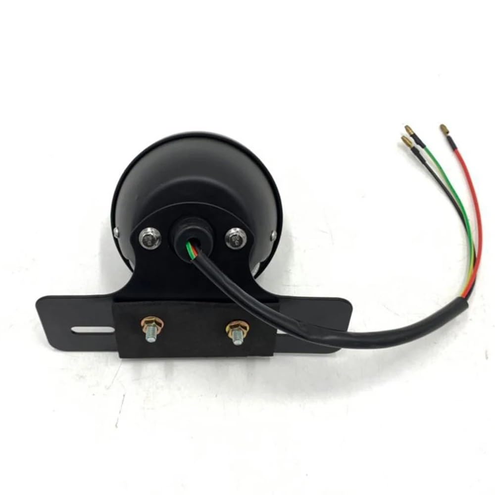Tylne światło stopu motocykla Lampa tylna z uchwytem na tablicę rejestracyjną(Silver)