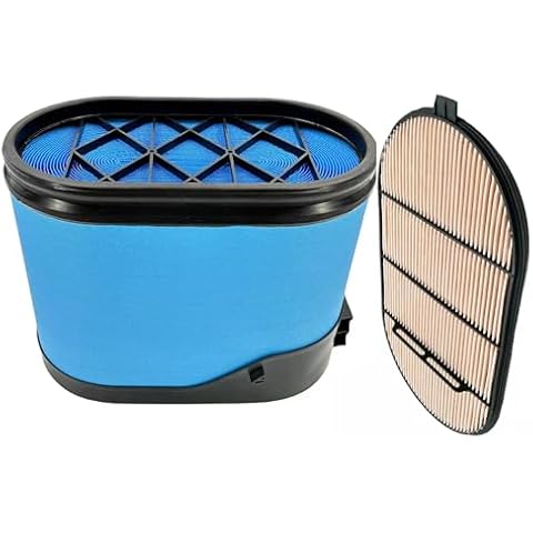 YIHETOP Air Filter Kit RE312946 RE230985 Compatible For John Deere 9360R 9410R 9460R 9510R 9560R Tractor Cover