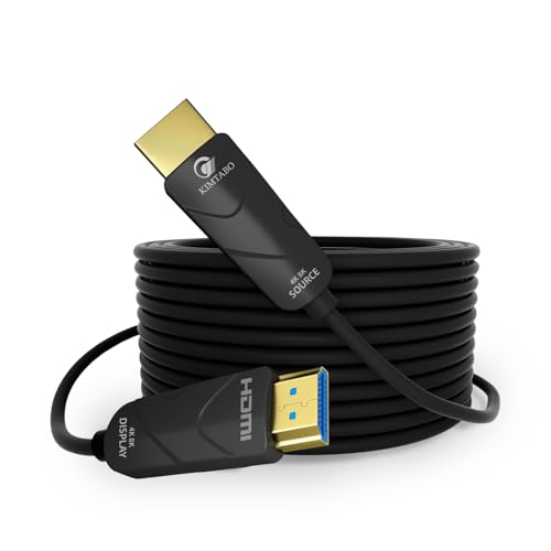 Cable HDMI 2.1 negro de 100 pies para video de alta velocidad 8K y 48 Gbps