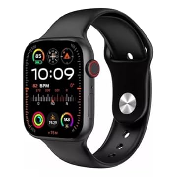 Smartwatch W99 Plus Tela 2.05" Amoled, GPS, NFC, Mede Sono, Estresse, À prova d' água(IP68), Bateria 250 Mah, monitora +100 atividades físicas, 1 ano de garantia (preto)