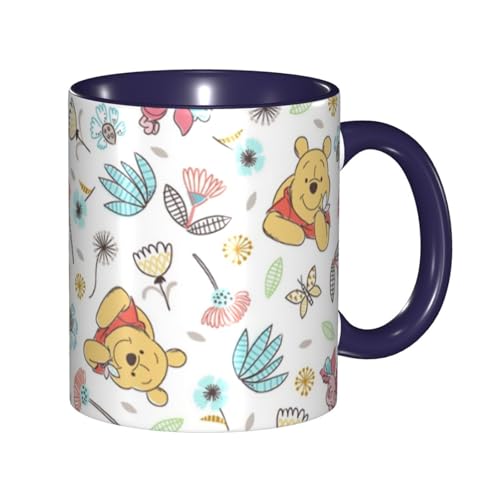 くまのプーさん マグカップ 330ml ティーカップ コーヒーカップ カップ セラミック Mug Cup 軽量 直接ドリップ おしゃれ かわいい 電子レンジ対応 グッズ オフィス 家用 プレゼント