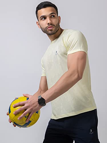 Image of Men's DRI FIT Sports Tshirt /SWEATPROOF /Anti Microbial /Extra Stretch /for Pickleball, Gym, Training, Badminton, Cricket, Tennis, Yoga, Golf (All Sports) All Colours & Sizes, Full & Half Sleeves