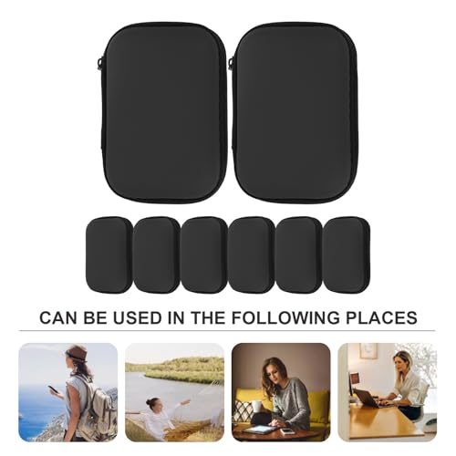 Bolsa organizadora de cables impermeable 8 piezas para electrónica 7
