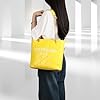 Chinllo Tote Bag for Women, Medium Quilted Top Handle Chains Handbags Purse (E.Yellow) #1
