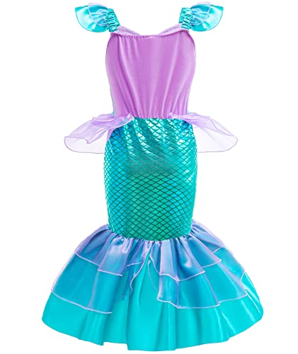 Oskiner Princess Costume for Girls,Halloween Dress for Girls Kids