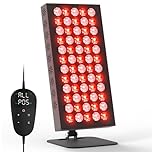 Rotlichtlampe Panel, 60LEDs Red Light, 850nm & 660nm Infrarotlampe mit Timer, 50W Hohe Leistung Rotlicht für Haus/Büro Verwenden