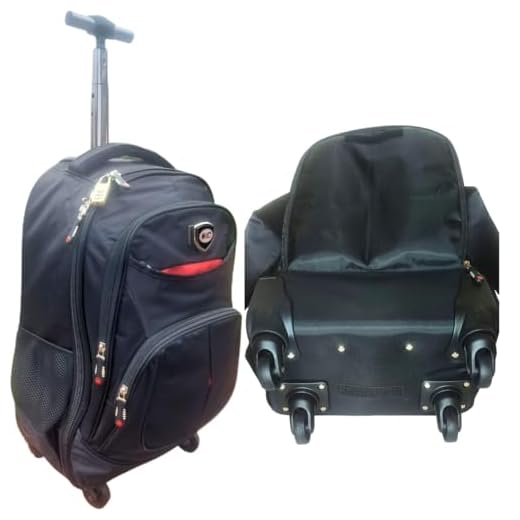 Mochila com 04 Rodas 360 Graus, para Escola, Faculdade, Trabalho, Viagem, Notebook, Resistente, Executiva