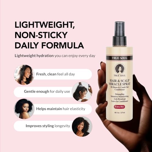 TRUE SOUL Spray Leave-In Hidratante 8 fl oz miniatura 4
