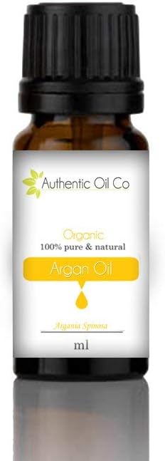 100% Pure Organic Moroccan Argan oil for Hair Body Nails and Face 10ml sample bottle