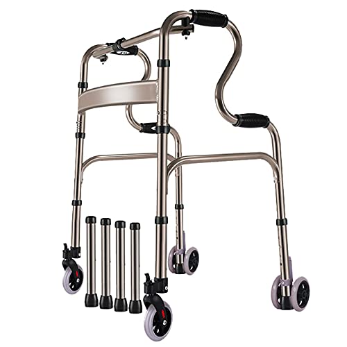 Andador plegable para personas mayores con altura ajustable (32-37")