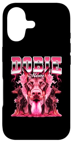 Dobie Mom Mama Doberman Dog Mother's Day 90s Bootleg Style Case for iPhone 17