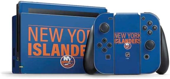 Skinit Decal Gaming Skin Compatible with Nintendo Switch Bundle - Officially Licensed NHL New York Islanders Frozen Design