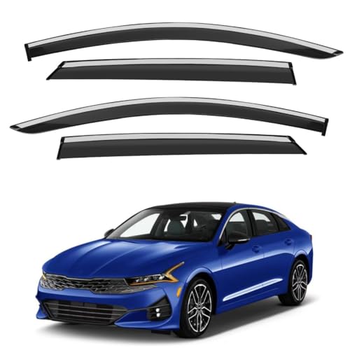Tape-On Window Visors Rain Guards Compatible with Kia K5/GT-Line 2021-2026 by Vesul - Used condition - US$49.97
