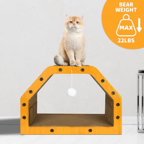 Casa Rascador de Cartón para Gatos Grande miniatura 5