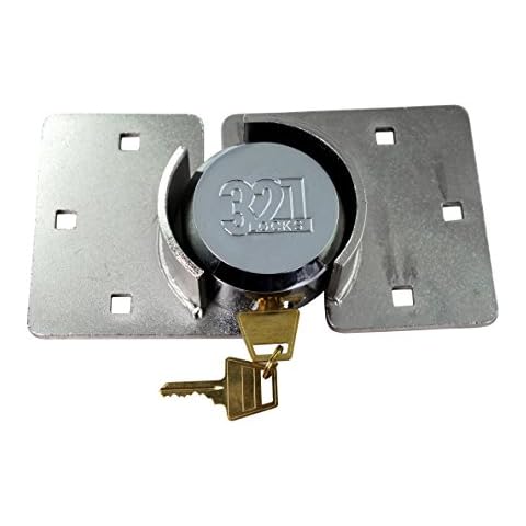 Hidden Shackle Padlock - Trailer Door Lock, Van Door Lock, Shipping Container Lock - Also for Vending Machines,Storage Buildings by 321 Locks CT-10 Cover
