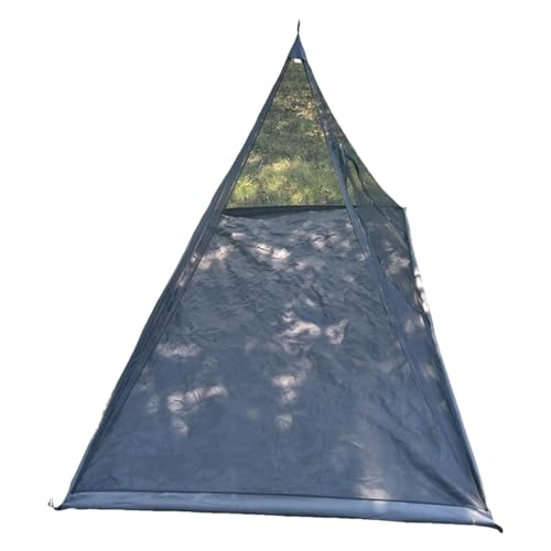 SkyPOOU Mosquitos de tipo pesado, toldos transpirables instantáneos, mallas de poliéster para patios, descansar, observar estrellas, barreras de poliéster