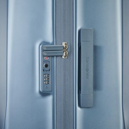 Image of Samsonite UpLIFT X-Large Checked Hardside Luggage with Spinner Wheels - Airline-Approved, TSA Lock, Adjustable Handle System - Polycarbonate Hard Suitcase for Ultra Lightweight Travel - Elemental Blue