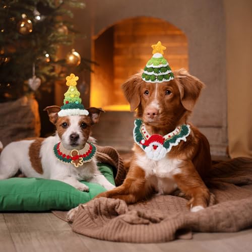 Disfraz Navidad para perros y gatos Geyoga 4 piezas miniatura 6
