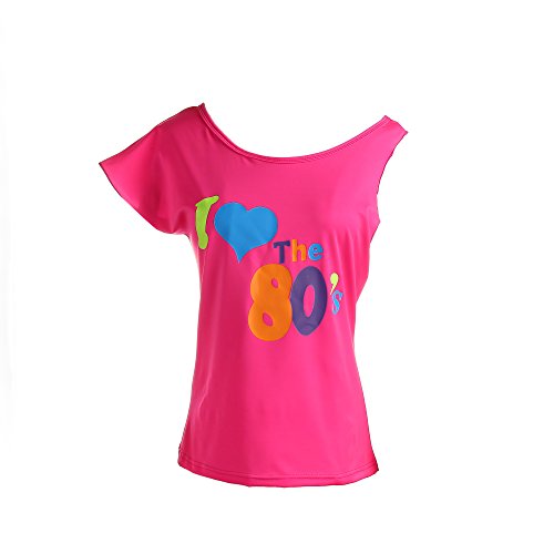 I Love The 80s Fans Disco Costume Accessories Set