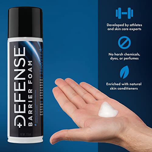 Defense Soap Barrier Foam 17.5oz 2PK | Wrestling Skin Protection Foam with Lanolin, Aloe Vera, Jojoba for MMA, Jiu Jitsu, Wrestlers