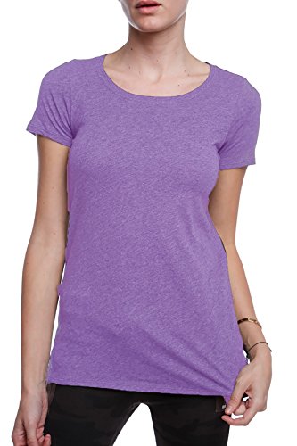 Gold Toe Premier Women's Crew T Shirt (Medium, Heather Purple)
