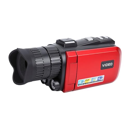 Caméscope numérique Full HD avec microphone intégré et zoom 18X puissant