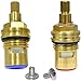 Price comparison product image GI Replacement Brass Ceramic Disc Tap Valve Insert Gland Cartridge Quarter Turn