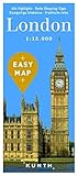 stadtplan london stadtteile  KUNTH EASY MAP London 1:15.000