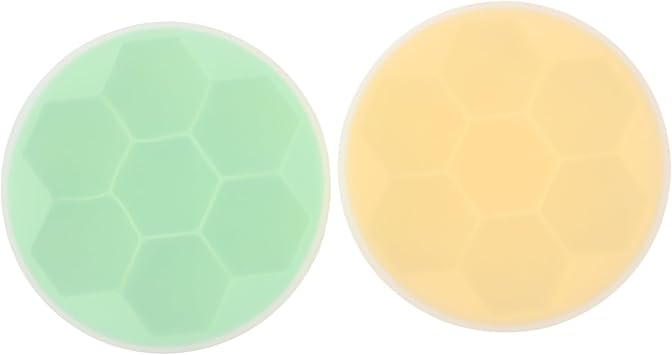 2pcs Silicone Honeycomb Ice Cube Mold with Lid Cavities Flexible DIY Ice Maker Tray for Cake Jelly Dishwasher Safe