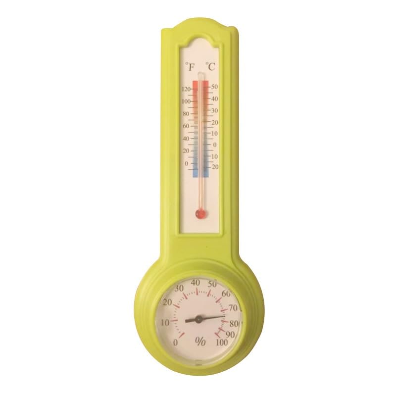 Dial Pointer Hygrometer Wall Mounted Indoor Thermometer Temperature Gauge
