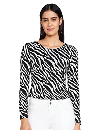 Image of Max Women Printed Regular Fit T-Shirt