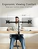 HUANUO Dual Monitor Mount for 2 Monitors up to 32 inches, Heavy Duty Dual Monitor Stand Holds up to17.6lbs, Dual Monitor Arm with Height Adjustable Tilt Swive Rotate, VESA Hole 75mm or 100mm #4