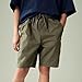 Boys Shorts Summer Kids Casual Shorts Drawstring Athletic Short Classic Elastic Waist Short Fashion WorkoutShorts Army Green 9 Years 10 Years