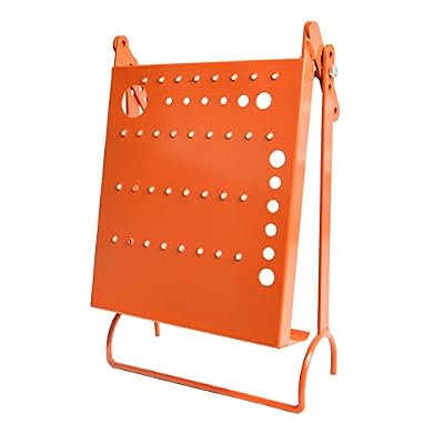 Ladder Platform Accessory, Ladder Work Platform System,Anti-Slip Extension Ladder Tool, Heavy Duty Ladder Work Stand System Accessories Holds 400 Pound (Orange) (Orange)
