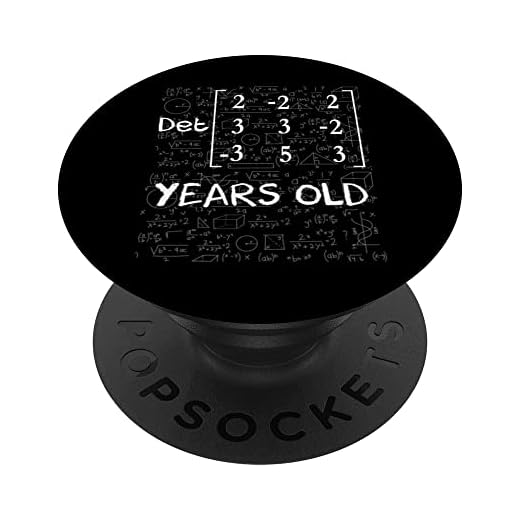 92 cumpleaños 92 años Determinante de Matriz Matemática PopSockets PopGrip Intercambiable