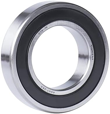 2팩 TIMKEN 6007-2RS 이중 고무 씰 베어링 35x62x14mm, 사전 윤활 및 안정적인 성능 및 비용 효율성, 깊은 그루브 볼 베어링 — 사진 2